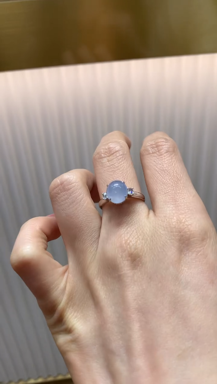 【闪购商品】翡翠戒指18K金镶嵌|不退不换