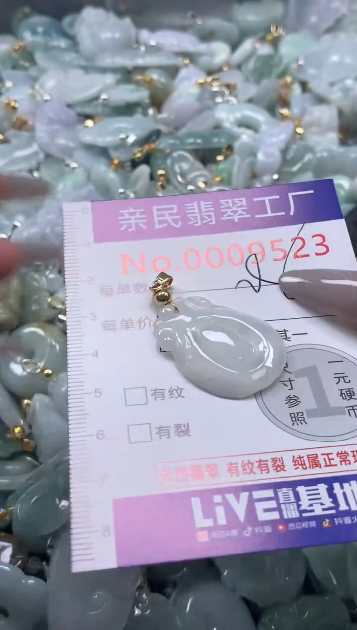 颈饰未镶嵌翡翠9523