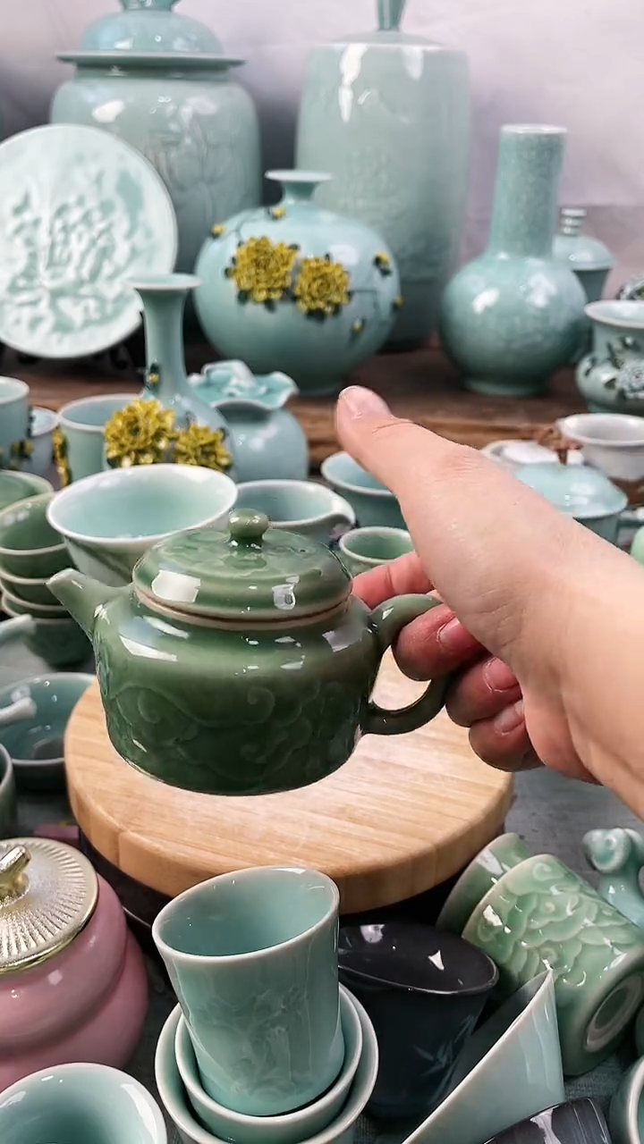 【闪购商品】全手特价 微瑕 慧仙青瓷