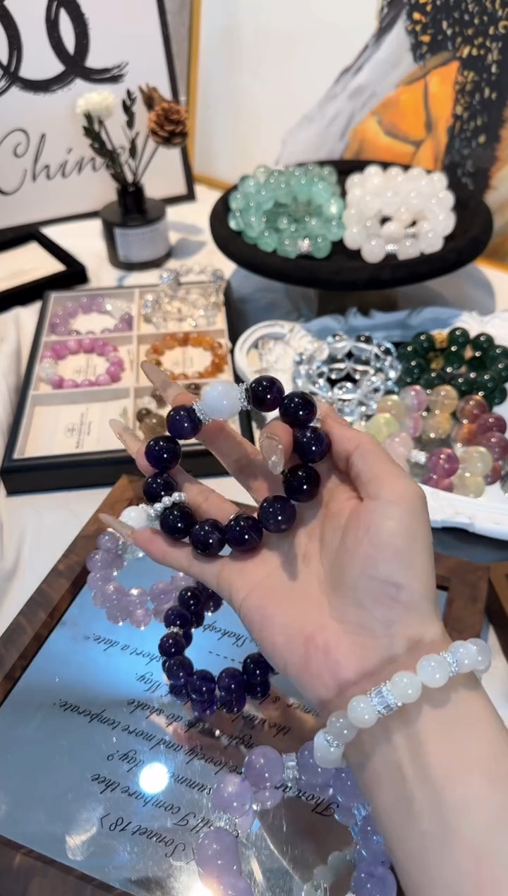 水晶手串未镶嵌乌拉圭X跑环