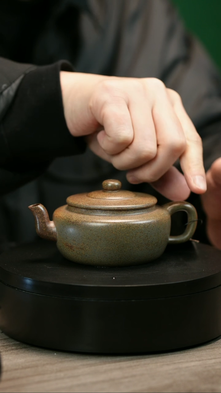 茶壶紫砂感*恩H2397史鑫杰段泥光素旭帽