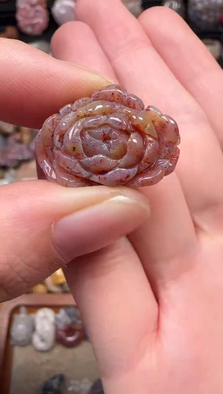 颈饰未镶嵌硅化珊瑚（珊瑚玉）611