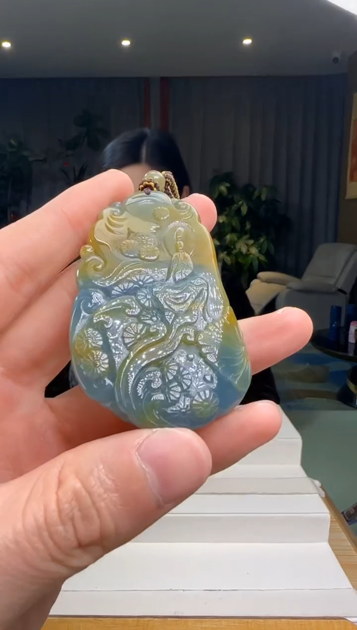 【闪购商品】翡翠吊坠(不含链)未镶嵌DY@@960Q3J13526