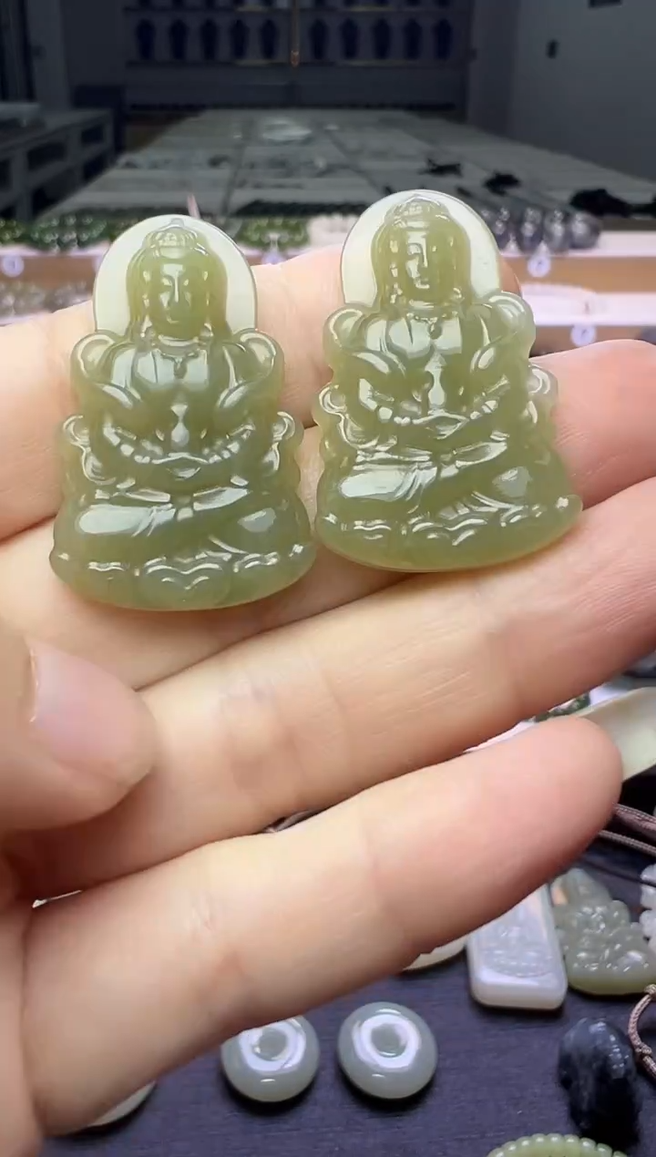 颈饰未镶嵌和田玉178号链接多样性发一（先拍先挑）