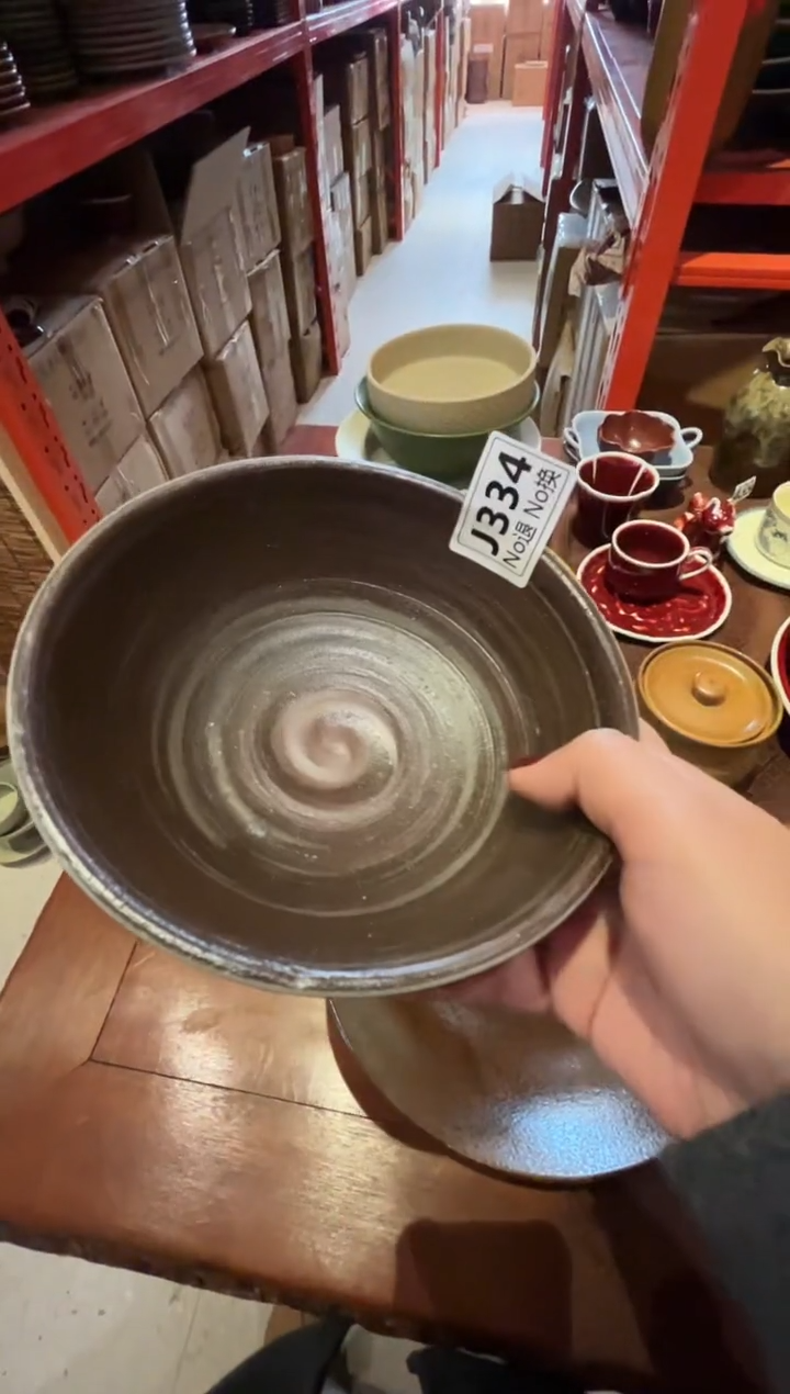 瓷片克***阿j334手刷圆碗福利