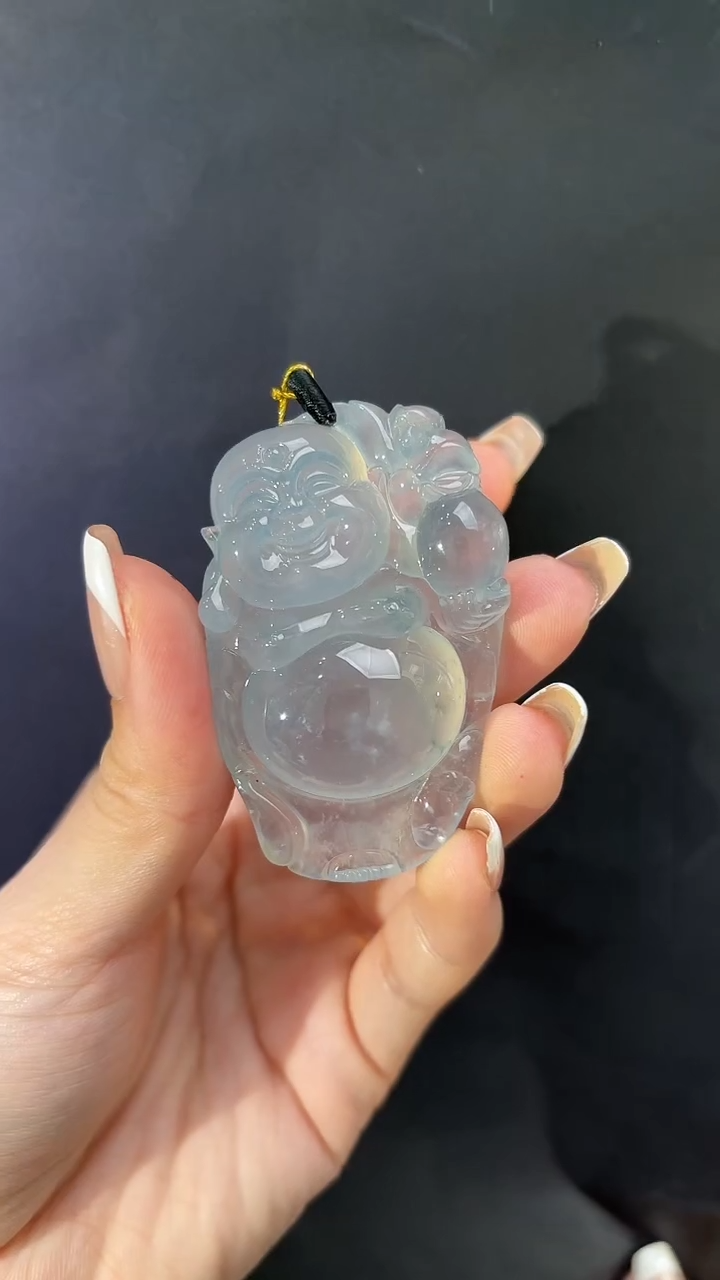 【闪购商品】翡翠吊坠(不含链)未镶嵌翡翠佛公吊坠多人不退不换