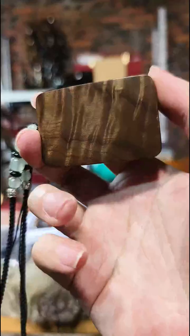 金丝楠无事牌脖挂