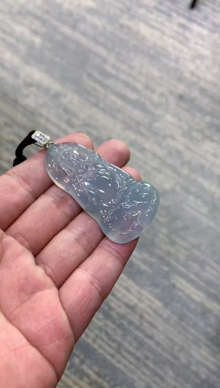 颈饰未镶嵌翡翠天然A货翡翠