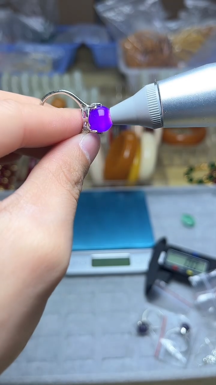 【闪购商品】查罗石戒指合金戒指