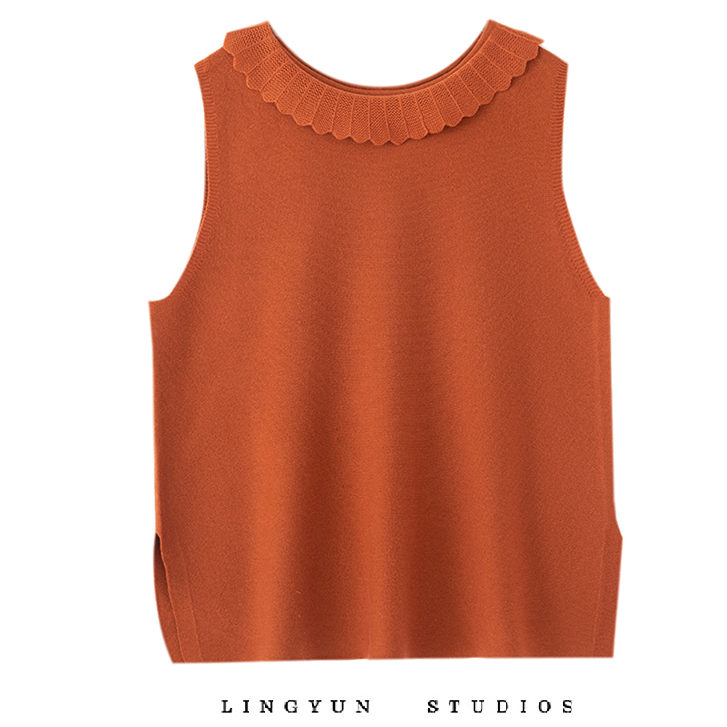 凌云推荐！100%羊毛【雪国咖啡背心】