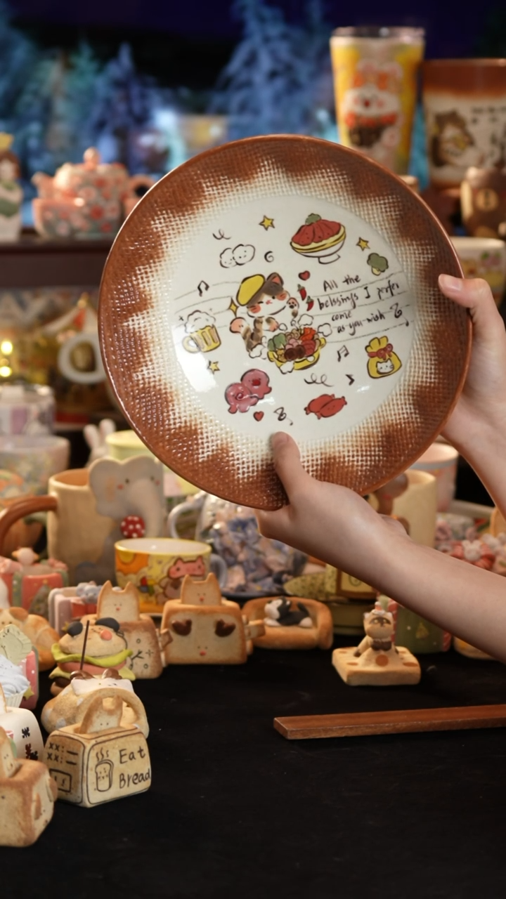 其他陶景德镇釉下彩手绘设计师款陶瓷