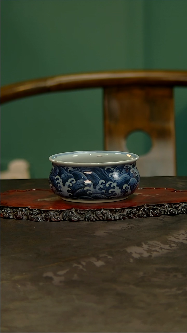 【闪购商品】青花手绘龙纹主人杯