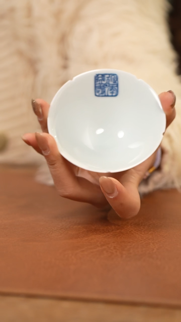 【闪购商品】杯景德镇九段烧斗笠杯