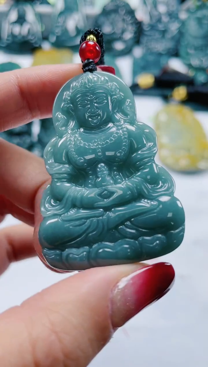 【闪购商品】翡翠颈饰未镶嵌多样性发货一件发货-小度母
