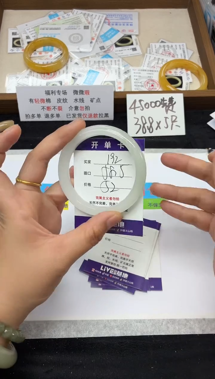 未镶嵌手镯石英质玉192