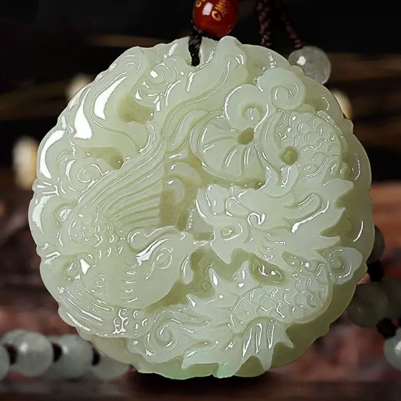 龙凤呈祥#车载绿