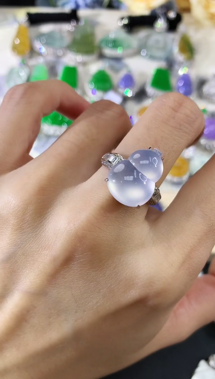 18K金镶嵌戒指翡翠160|49800