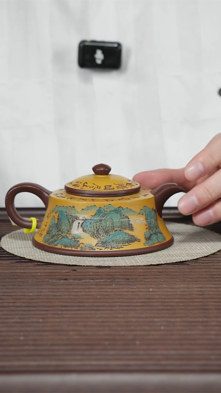 茶壶紫砂T136 柱础 190cc 甲子泥