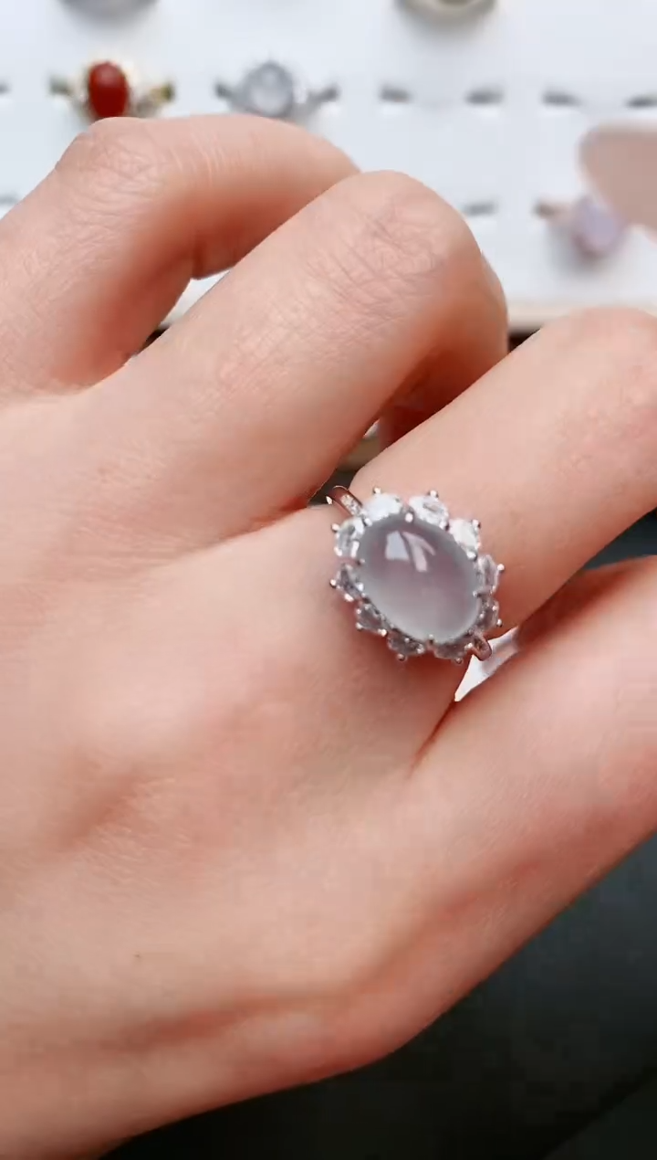 【闪购商品】翡翠戒指银S925镶嵌.....