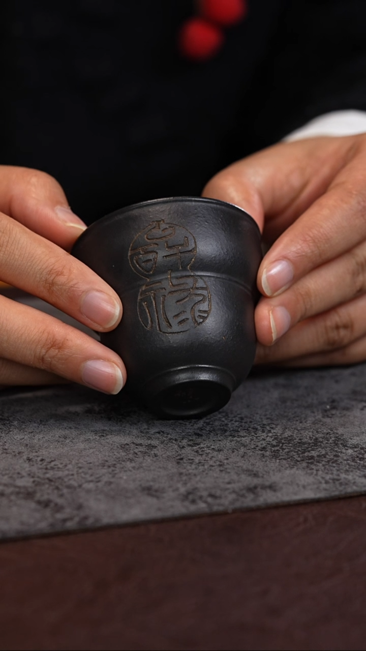 【闪购商品】紫砂茶杯清水泥还原烧 百禄葫芦杯