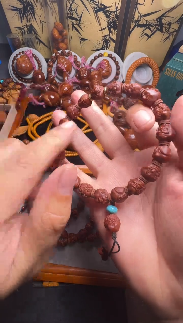 手串橄榄核桃核18罗汉