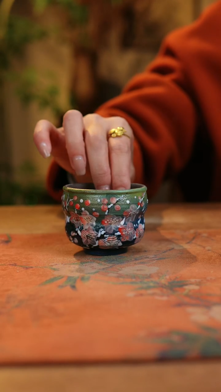 【闪购商品】瓷片1055景德镇手工手绘釉下彩高温瓷