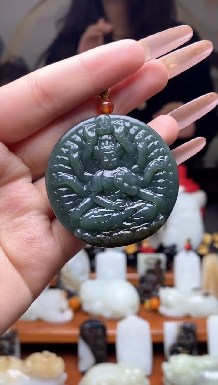 【闪购商品】和田玉吊坠未镶嵌50