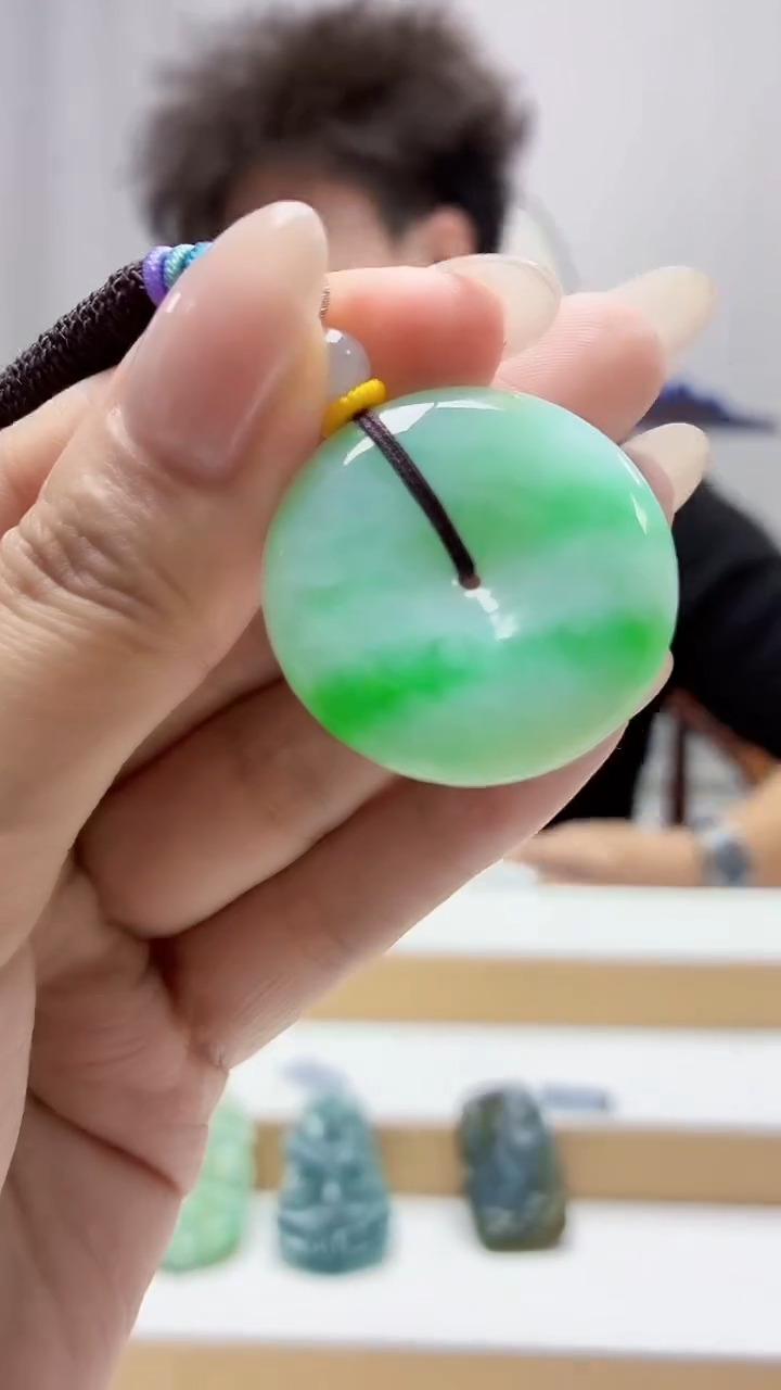 未镶嵌定制翡翠4688MM-毛货挂件33