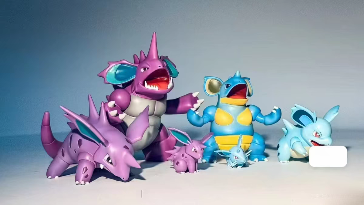 福利款 复刻 豪车 尼多王尼多后进化组手办模型gk