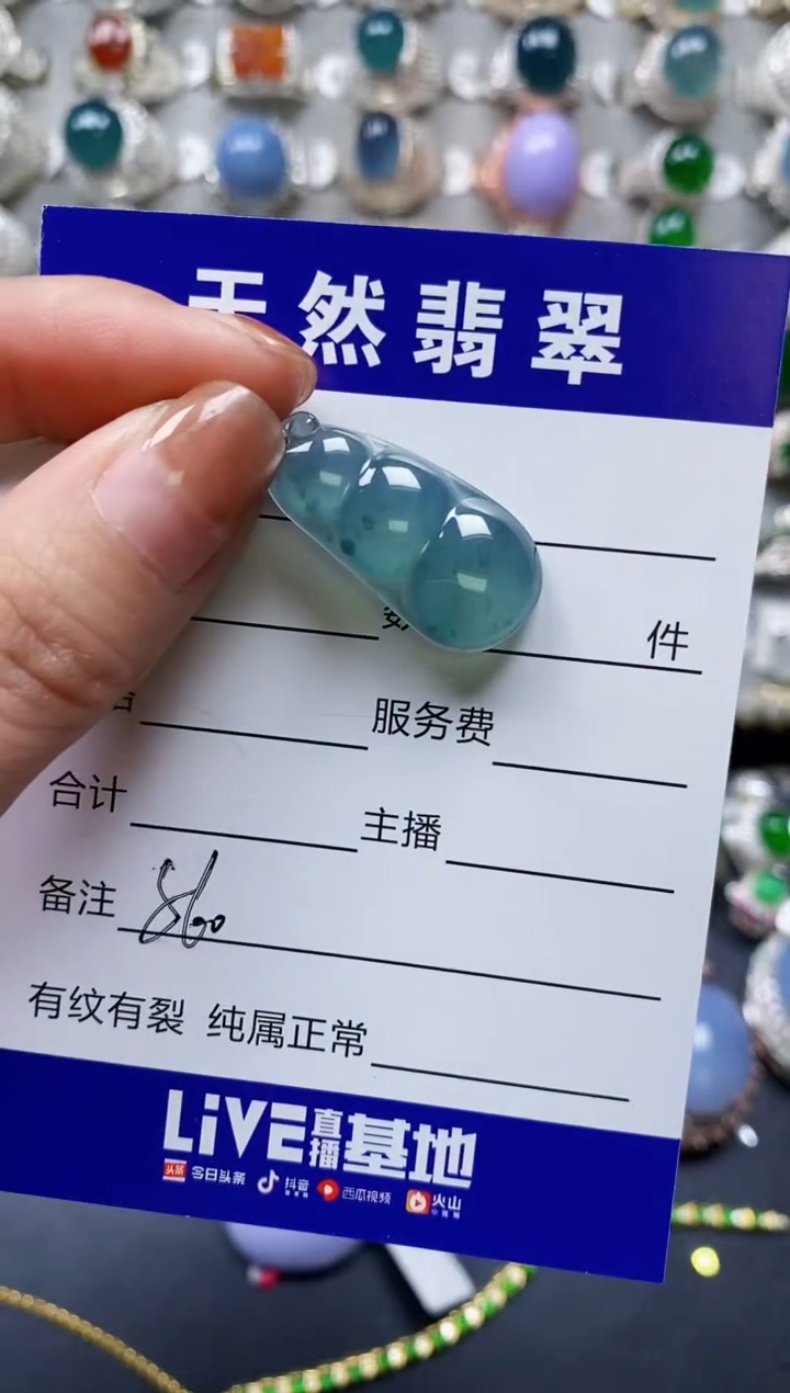 【闪购商品】翡翠颈饰银S925镶嵌0560