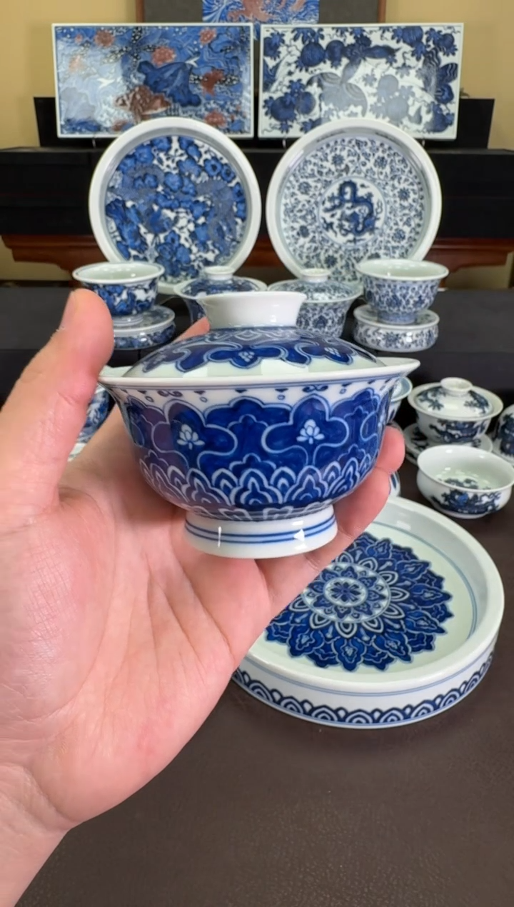 【闪购商品】羿器窑曼陀罗盖碗