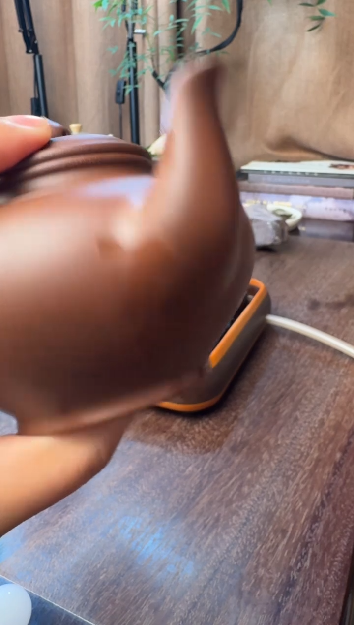 茶壶紫砂笑樱壶-超精工半手-二号井紫泥-容量：330CC