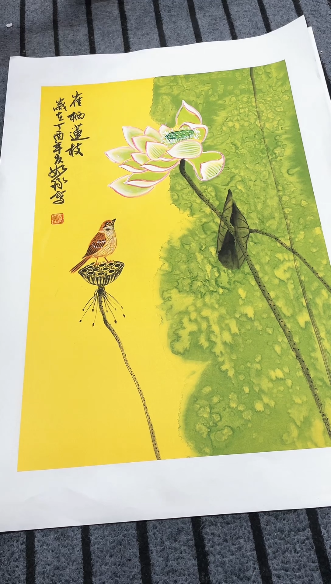 精品国画花鸟作品