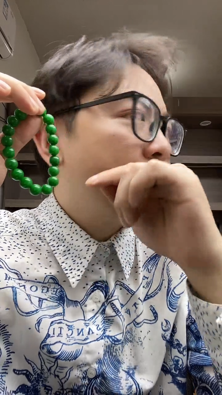 未镶嵌手链翡翠【浠家定制】缅料高端10mm手串