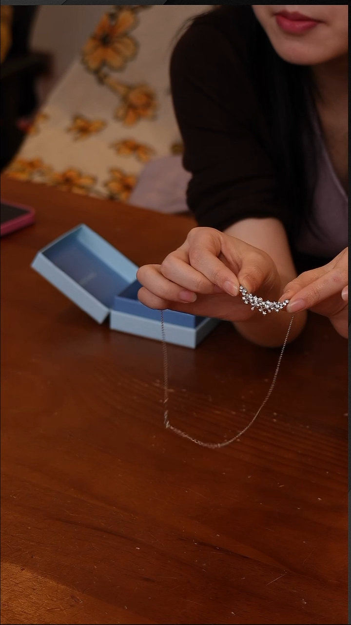 陶74-璀璨星云锁骨链