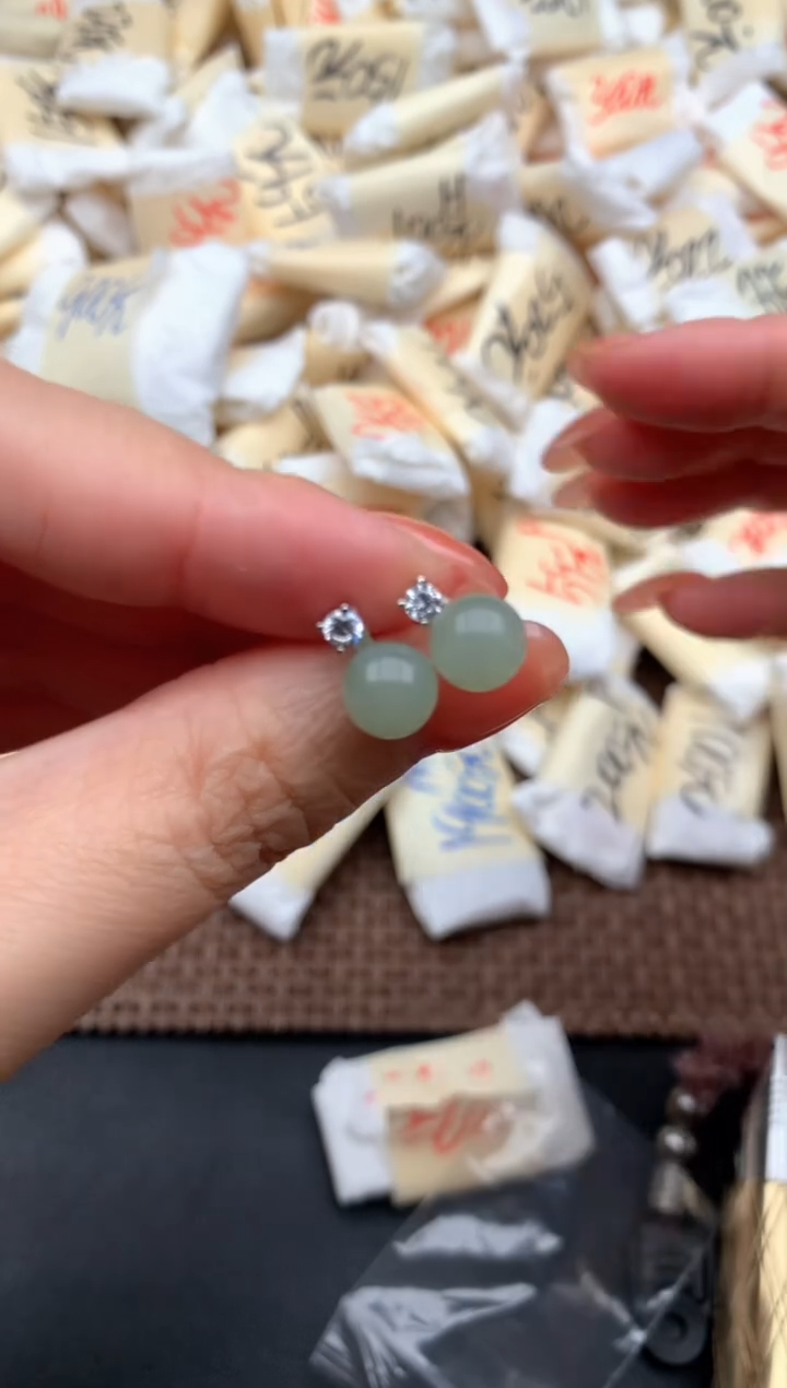 银S925镶嵌和田玉挂件?***?1