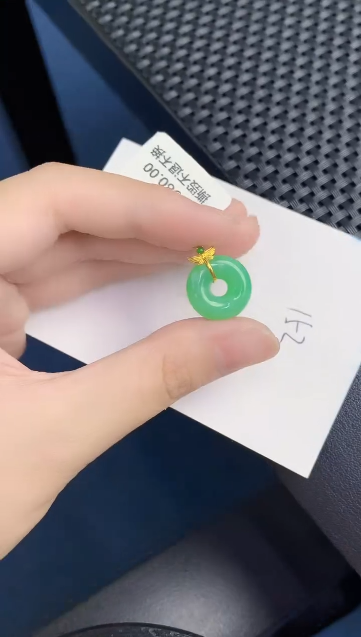 【闪购商品】翡翠颈饰18K金镶嵌000000000