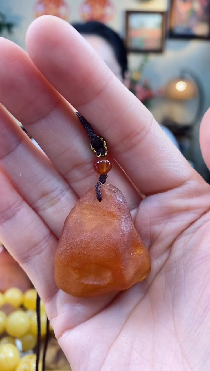 【闪购商品】琥珀颈饰未镶嵌吊坠