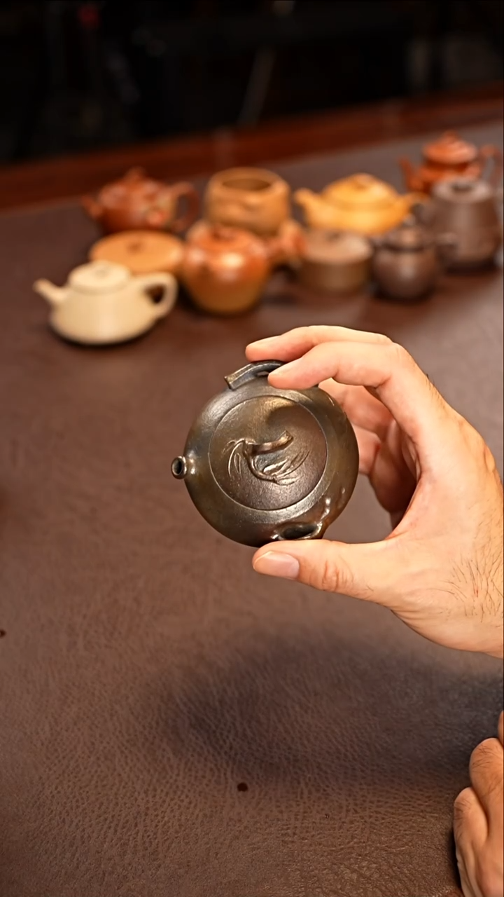 茶壶紫砂竹韵宝瓶紫砂壶