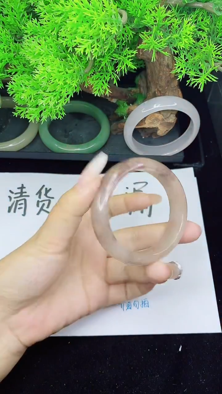 未镶嵌手镯石英岩玉石英岩手镯拍一发一54