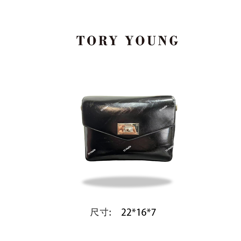 【TY】SD-5257-1-黑色 轻奢高级韩版单肩潮流时尚简约女包