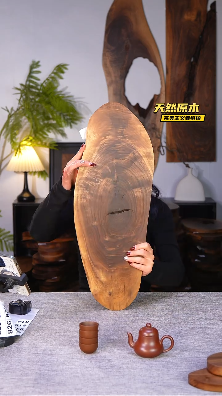 木北美黑胡桃原木.干裂疤结不属于商品质量问题完美主义者慎拍
