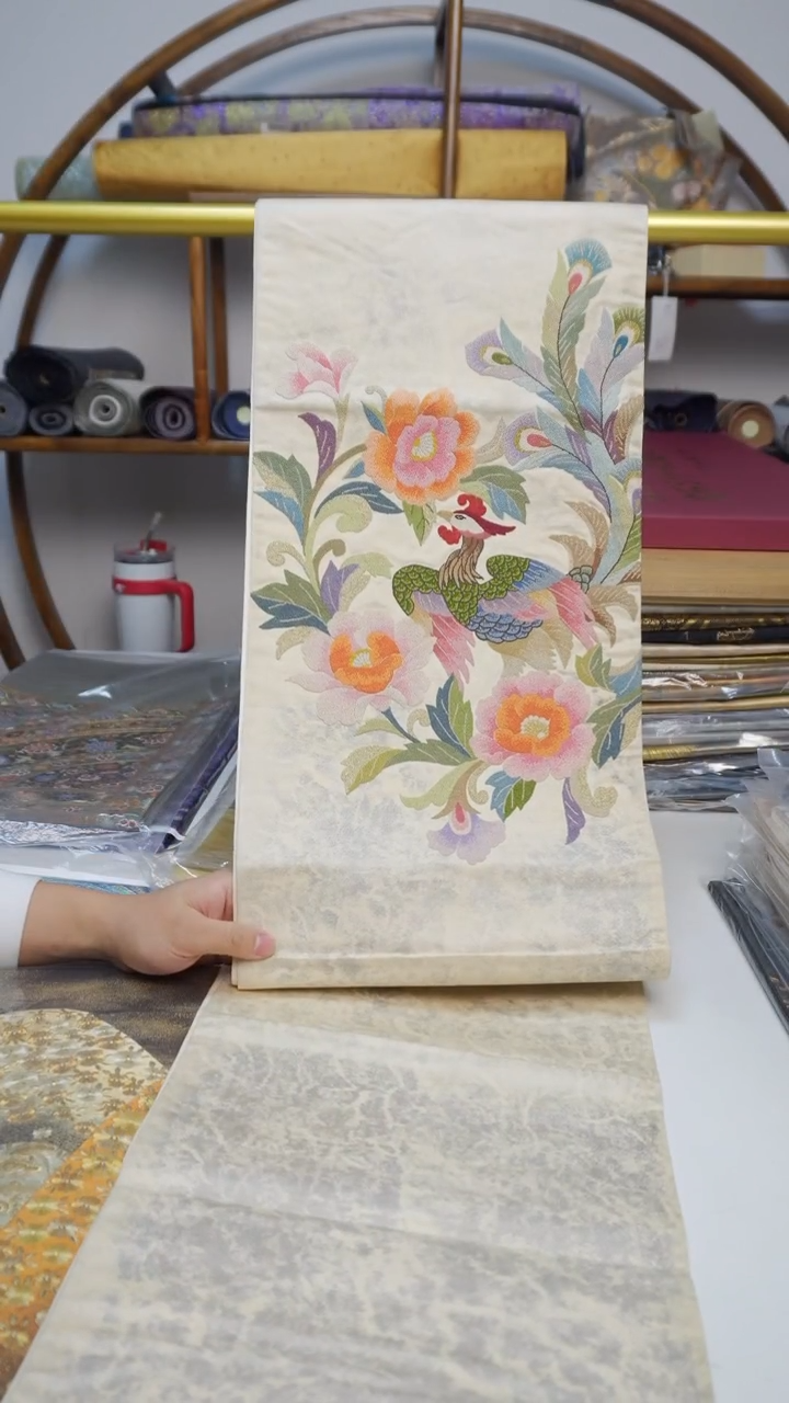 织绣93 打籽绣打籽绣