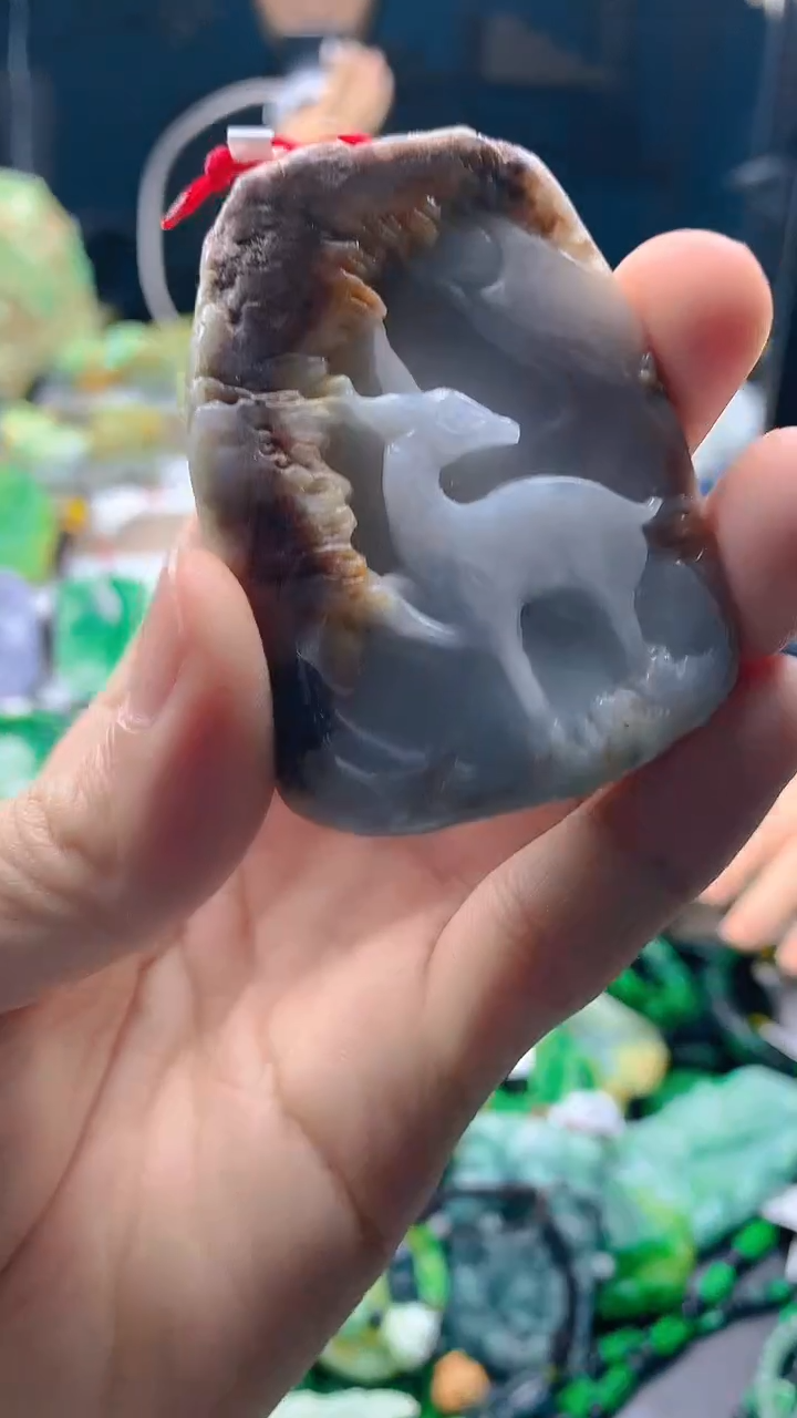 颈饰未镶嵌翡翠天然缅甸翡翠a货