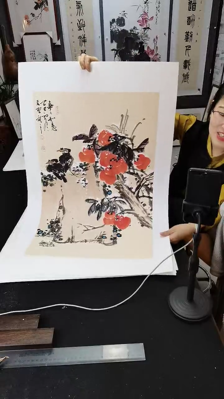 事事如意68*46cm（双鸟）