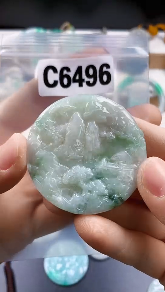 颈饰未镶嵌翡翠天然翡翠吊坠挂件