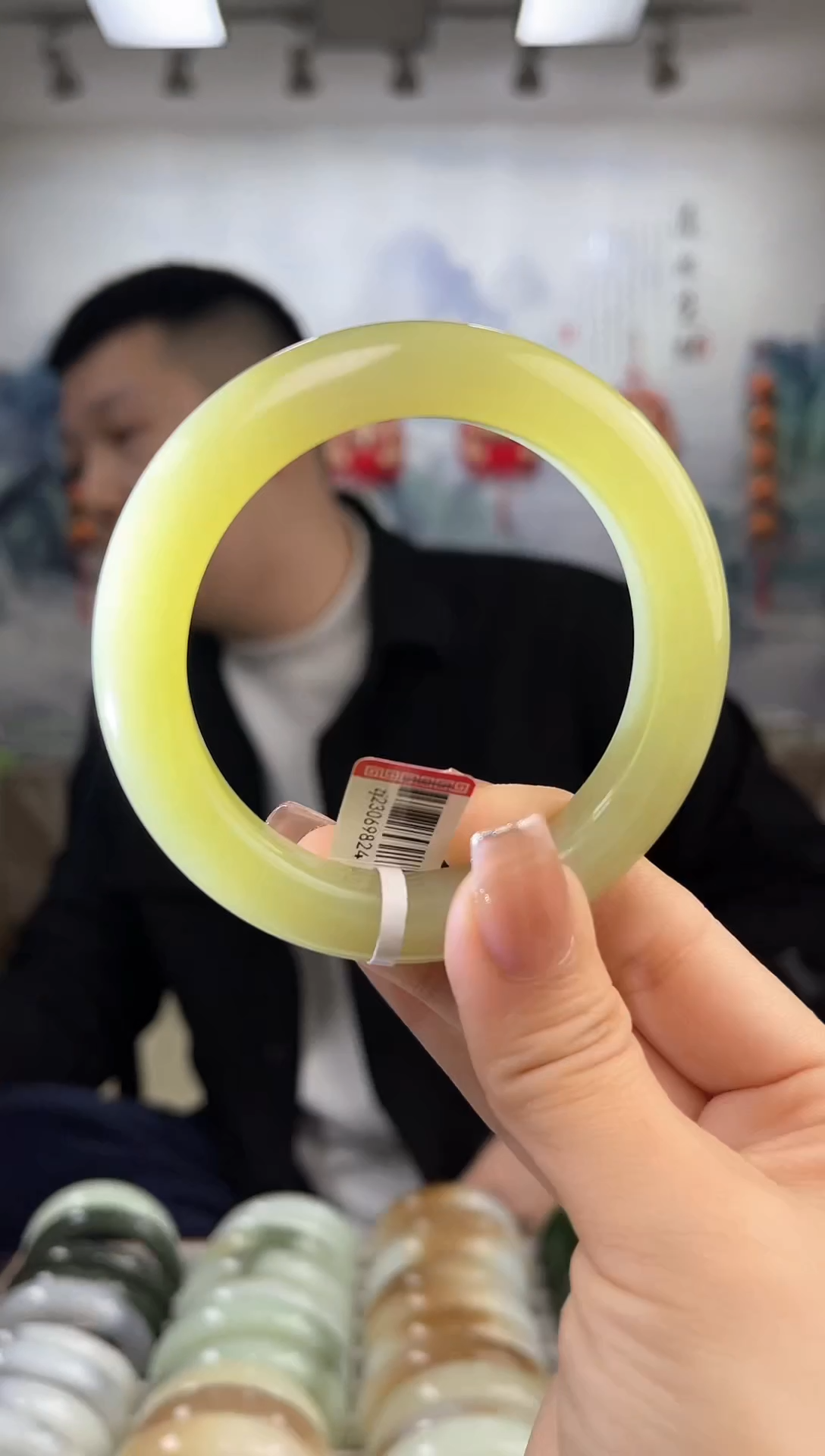 【闪购商品】和田玉手镯未镶嵌52-57圈口仅一只