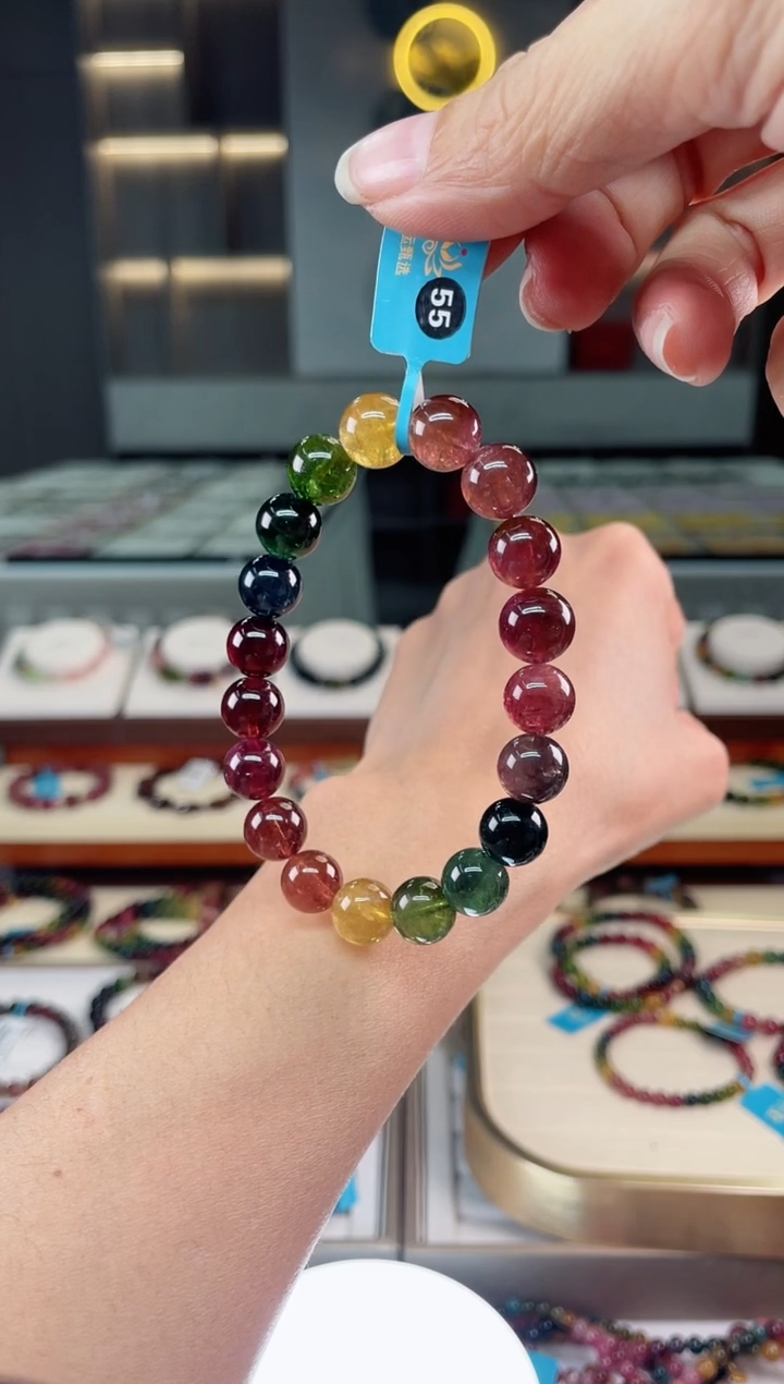 【闪购商品】碧玺单圈手串未镶嵌（多样性发一条）Q