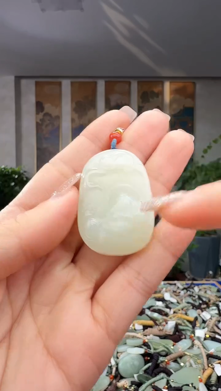 颈饰未镶嵌和田玉拍一发一多样性发货