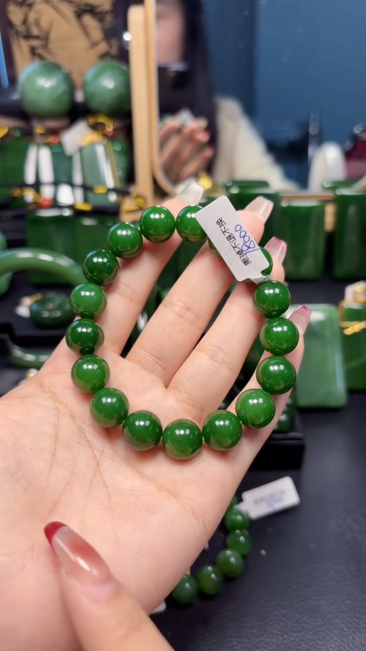 【闪购商品】和田玉（碧玉）手串未镶嵌1